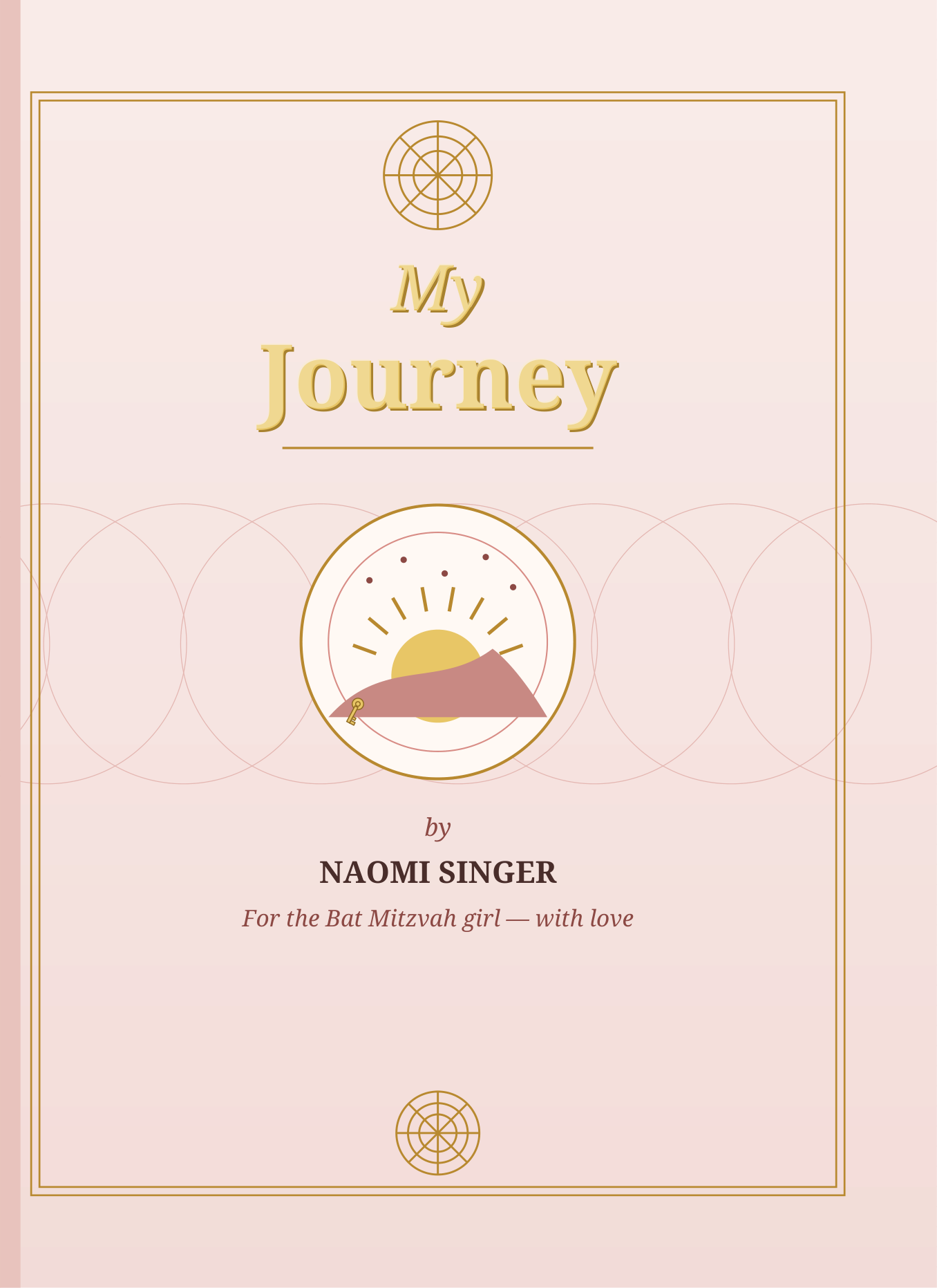 My Journey: A Bat Mitzvah Keepsake, hardcover